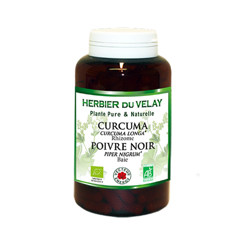 Curcuma-Poivre- Bio* - 180 gélules