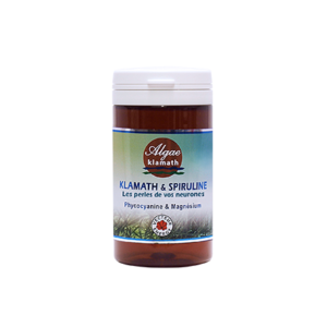 Conditionnement Klamath Spiruline 60 gelules HPMC 360mg non UE