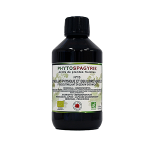 Synergies Phytospagyrie N15* : STIMULANT PHYSIQUE ET EQUILIBRE NERVEUX 300ml