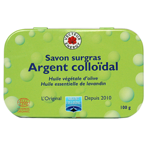 Savon a l'argent colloidal**** 200ppm et huile essentielle de Lavandin 100g