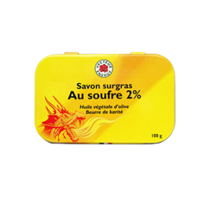 Savon au soufre 2% 100g base bio