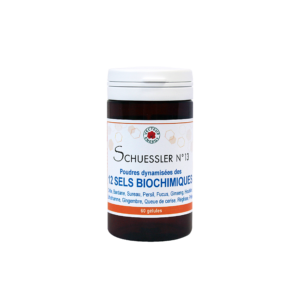 Conditionnement Melange des 12 Sels biochimiques de Schuessler 60 gelules v320mg
