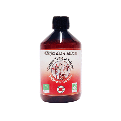 Vinaigre Tonique Veineux - Bio* - Elixir des 4 Saisons - 500 ml