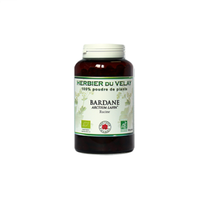 Conditionnement Bardane racine* 180 gelules vegetales 340mg