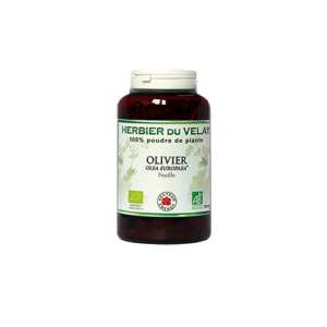 Conditionnement Olivier feuille* 180 gelules 290mg France