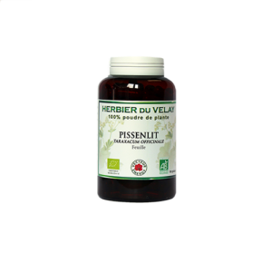Conditionnement Pissenlit* feuille 180 gelules vegetales 300mg