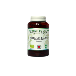 Psyllium blond* Plantago ovata 180 gelules 470mg