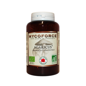 Conditionnement Myco force Herbier du Velay Agaricus* 180 gelules 190mg