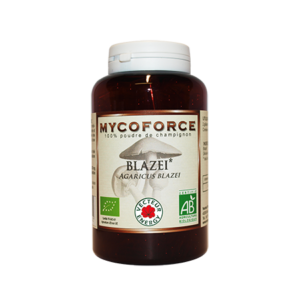 Conditionnement Myco force Herbier du Velay Blazei* 180 gelules 390mg