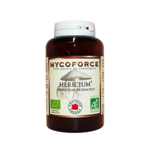 Conditionnement Myco force Herbier du Velay Hericium* 180 gelules vegetales300mg