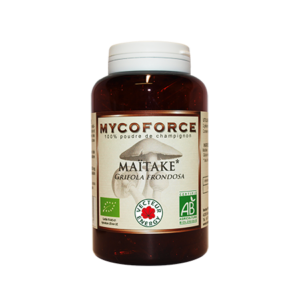 Conditionnement Myco force Herbier du Velay Maitake* 180 gelules 270mg