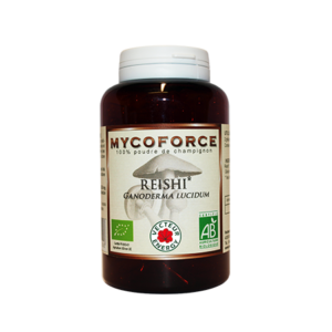 Conditionnement Myco force Herbier du Velay Reishi* 180 gelules vegetales 300mg