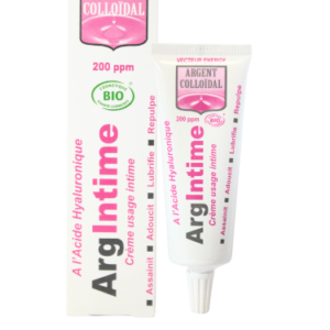Creme hygiene intime a l'argent colloidal Arg'Intime 200ppm**** tube 75 ml BIO