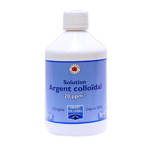 Solution argent colloidal 20 ppm 500 ml