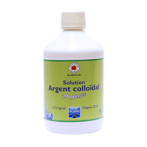 Solution argent colloidal 20 ppm****** 500 ml BIO
